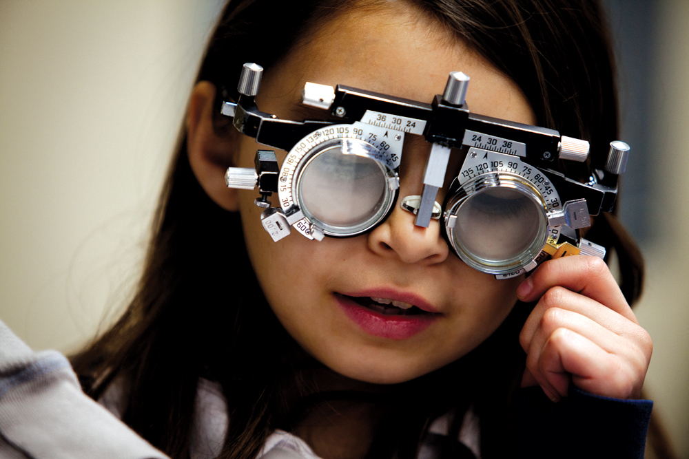 With every pair of glasses sold, Toms gives sight to a person in need